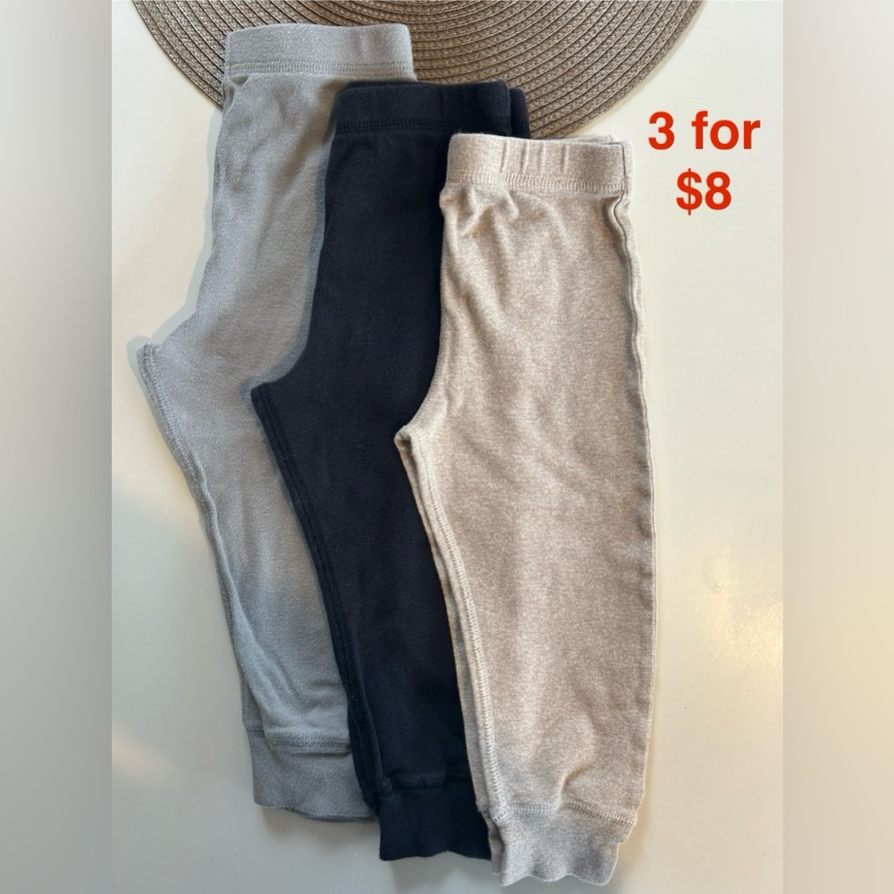 Kids' Cozy Bottoms - Gray, Black, and Tan